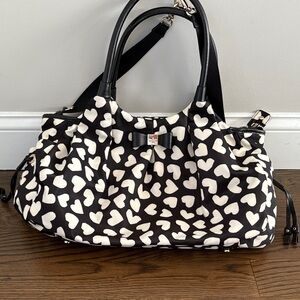 Kate Spade Black and White Heart Kids Bag